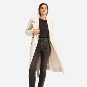 Everlane Drape Trench in Sandstone
